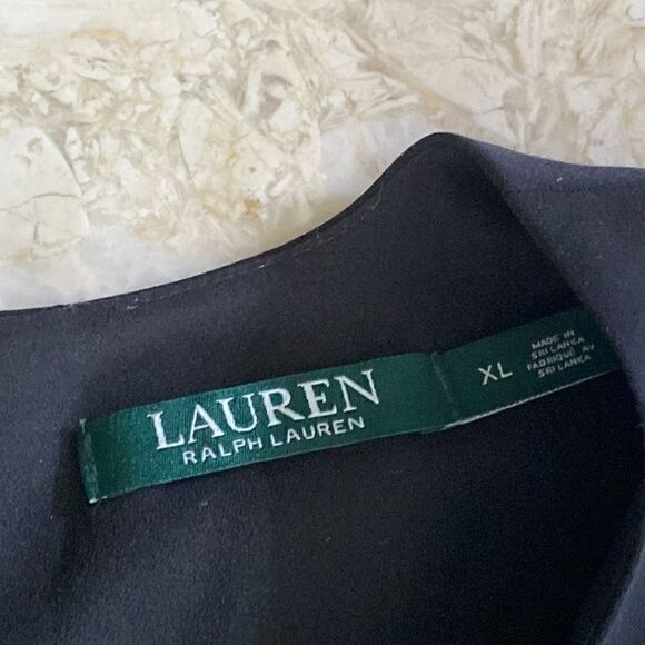 Lauren Ralph Lauren Black & White Sleeveless Top - Picture 7 of 12